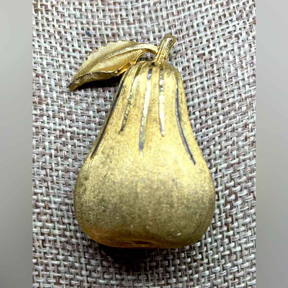 B.S.K. Pear Brooch